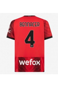 Fotbalové Dres AC Milan Ismael Bennacer #4 Domácí Oblečení 2023-24 Krátký Rukáv